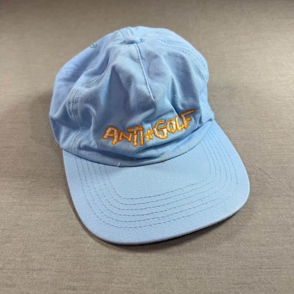 Golf Wang Anti-Golf Hat Men OS Blue Good Embroidered Snapback‎ Dad Cap